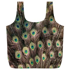 Bird-peacock Full Print Recycle Bag (xl) by nateshop