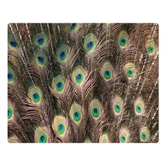 Bird-peacock Double Sided Flano Blanket (large)  by nateshop