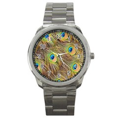 Peacock-bird Sport Metal Watch by nateshop