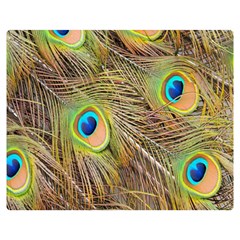 Peacock-bird Double Sided Flano Blanket (medium)  by nateshop