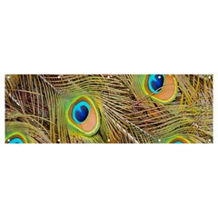 Peacock-bird Banner And Sign 12  X 4 