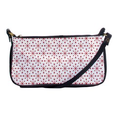 Pattern Christmas Pattern Red Stars Shoulder Clutch Bag by Sapixe