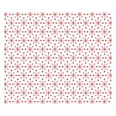 Pattern Christmas Pattern Red Stars Double Sided Flano Blanket (small)  by Sapixe