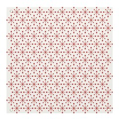 Pattern Christmas Pattern Red Stars Banner And Sign 4  X 4  by Sapixe