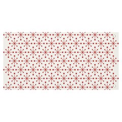 Pattern Christmas Pattern Red Stars Banner And Sign 6  X 3  by Sapixe