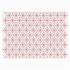 Pattern Christmas Pattern Red Stars Large Glasses Cloth by Sapixe