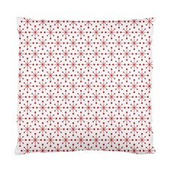 Pattern Christmas Pattern Red Stars Standard Cushion Case (one Side) by Sapixe