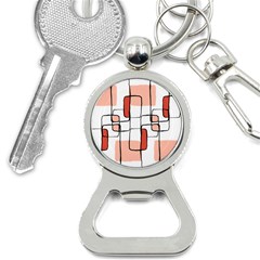 Abstract Seamless Pattern Art Bottle Opener Key Chain