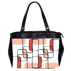 Abstract Seamless Pattern Art Oversize Office Handbag (2 Sides)