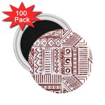 Tribal Pattern Vintage Texture 2.25  Magnets (100 pack)  Front