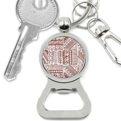 Tribal Pattern Vintage Texture Bottle Opener Key Chain