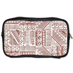 Tribal Pattern Vintage Texture Toiletries Bag (Two Sides)