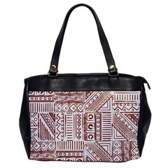 Tribal Pattern Vintage Texture Oversize Office Handbag