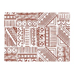 Tribal Pattern Vintage Texture Double Sided Flano Blanket (mini)  by Sapixe