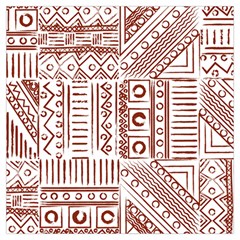 Tribal Pattern Vintage Texture Lightweight Scarf 