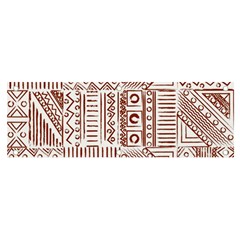 Tribal Pattern Vintage Texture Banner And Sign 6  X 2  by Sapixe