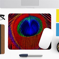 Peacock Plumage Fearher Bird Pattern Large Mousepads by Sapixe