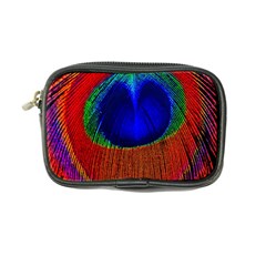 Peacock Plumage Fearher Bird Pattern Coin Purse by Sapixe