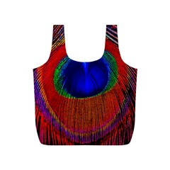 Peacock Plumage Fearher Bird Pattern Full Print Recycle Bag (s) by Sapixe