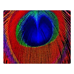 Peacock Plumage Fearher Bird Pattern Double Sided Flano Blanket (large)  by Sapixe