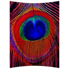 Peacock Plumage Fearher Bird Pattern Back Support Cushion by Sapixe