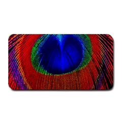 Peacock Plumage Fearher Bird Pattern Medium Bar Mats by Sapixe