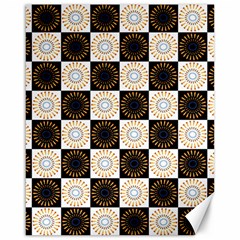 Illustration Checkered Pattern Decoration Canvas 16  X 20  by Sapixe