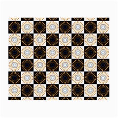 Illustration Checkered Pattern Decoration Small Glasses Cloth (2 Sides) by Sapixe