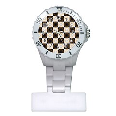 Illustration Checkered Pattern Decoration Plastic Nurses Watch by Sapixe