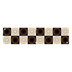 Illustration Checkered Pattern Decoration Banner And Sign 4  X 1  by Sapixe