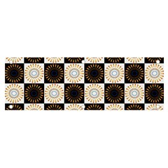 Illustration Checkered Pattern Decoration Banner And Sign 6  X 2  by Sapixe