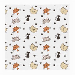 Cat Kitten Design Pattern Medium Glasses Cloth by Sapixe