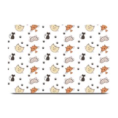 Cat Kitten Design Pattern Plate Mats by Sapixe