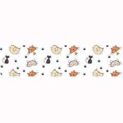 Cat Kitten Design Pattern Large Bar Mats by Sapixe