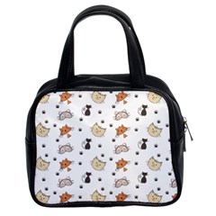 Cat Kitten Design Pattern Classic Handbag (two Sides) by Sapixe