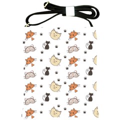 Cat Kitten Design Pattern Shoulder Sling Bag by Sapixe