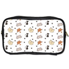 Cat Kitten Design Pattern Toiletries Bag (one Side) by Sapixe