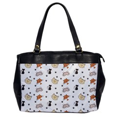 Cat Kitten Design Pattern Oversize Office Handbag by Sapixe