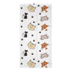 Cat Kitten Design Pattern Shower Curtain 36  X 72  (stall)  by Sapixe