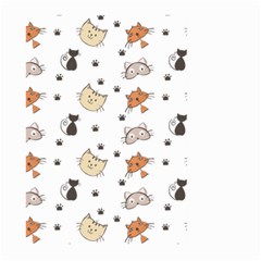 Cat Kitten Design Pattern Large Garden Flag (two Sides) by Sapixe