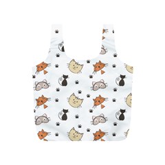 Cat Kitten Design Pattern Full Print Recycle Bag (s) by Sapixe