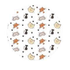 Cat Kitten Design Pattern Mini Round Pill Box (pack Of 3) by Sapixe