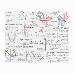 Math Formula Pattern Small Glasses Cloth by Sapixe