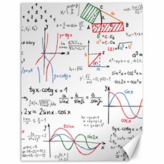 Math Formula Pattern Canvas 18  X 24  by Sapixe