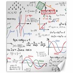 Math Formula Pattern Canvas 20  X 24  by Sapixe