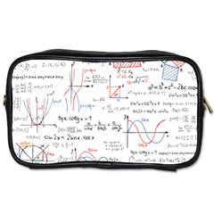 Math Formula Pattern Toiletries Bag (two Sides) by Sapixe