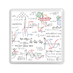 Math Formula Pattern Memory Card Reader (square) by Sapixe