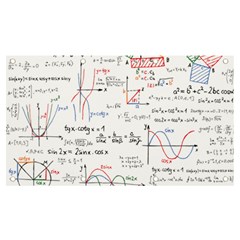 Math Formula Pattern Banner And Sign 7  X 4 