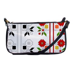 Vectors Bulgarian Folk Art Folk Art Shoulder Clutch Bag by Sapixe