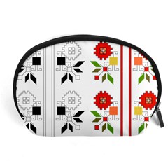 Vectors Bulgarian Folk Art Folk Art Accessory Pouch (large) by Sapixe